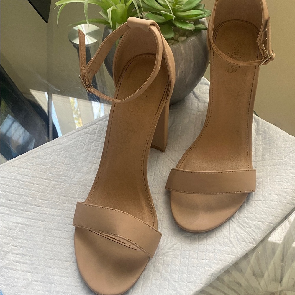 Charlotte Russe Tan Heels